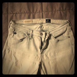 AG bleached denim jeans